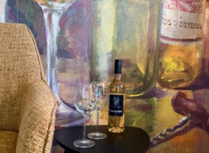 woonkamer behang detail klein