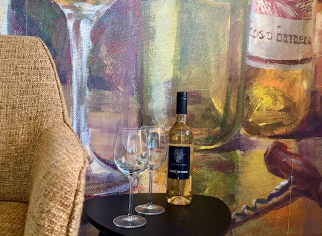 woonkamer behang detail klein